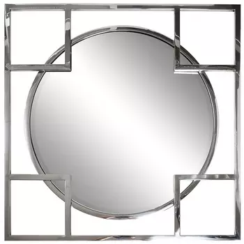 Настенное зеркало Garda Decor KFE1120 (Серебро)