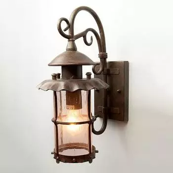 Настенный кованый уличный фонарь L'Arte Luce Genova L70781.07