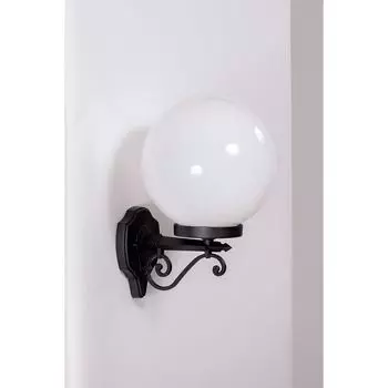 Настенный уличный фонарь IP44 88201S Bl Oasis Light в форме шара