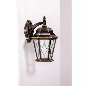 Настенный уличный фонарь IP44 2M 91402M Gb ромб Oasis Light ASTORIA