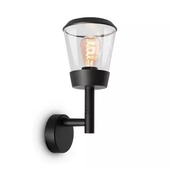 Настенный уличный фонарь IP54 Maytoni Faro O039WL-01B