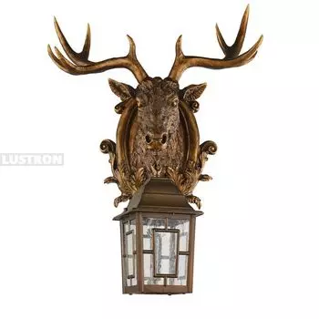 Настенный уличный фонарь в виде оленя IP44 Favourite Hunt 2078-1W