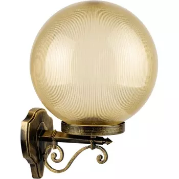Настенный фонарь уличный IP44 Oasis Light Globo Prism gold 88201PG 02 Gb в форме шара