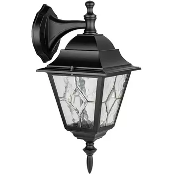 Настенный фонарь уличный IP44 Oasis Light QUADRO M lead GLASS 79902MlgW/04 Bl