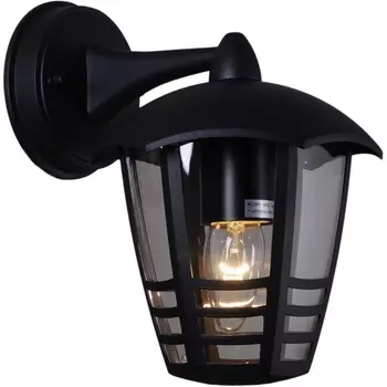 Настенный фонарь уличный Reluce 08303-9.2-001SJ Top mount BK