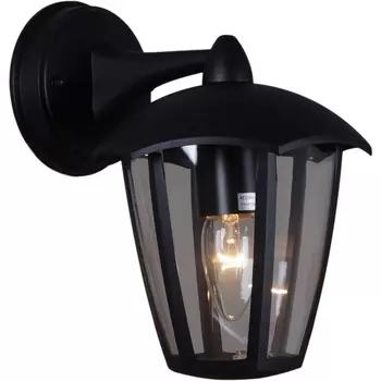 Настенный фонарь уличный Reluce 08304-9.2-001SJ Top mount BK