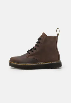 Ботильоны на шнуровке Dr. Martens, коричневый