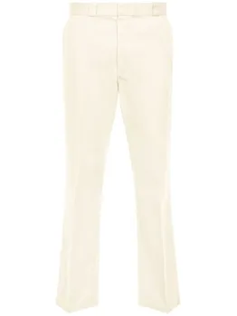 Хлопковые брюки Maison Margiela, белый