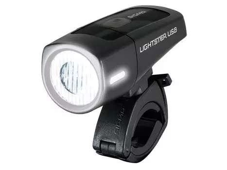 Фара передняя SIGMA LIGHTSTER USB: светодиод CREE, 32 люкс, освещаемая дистанция 35м, 18600
