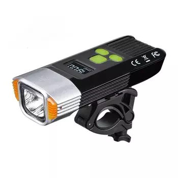 Фара велосипедная передняя RAYPAL,1800 LM, LED: CREE XHP50, аккумулятор: 5200 mAh li-ion, RPL-2296