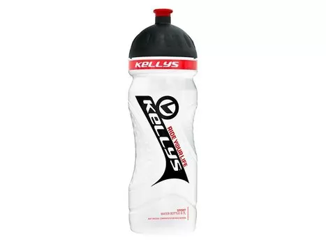 Фляга KELLYS SPORT, обьём 0.7л, полупрозрачный/белый, вес 75г