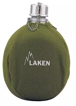 Фляга Laken Clasica 111 в чехле screw cap, хаки, 1л