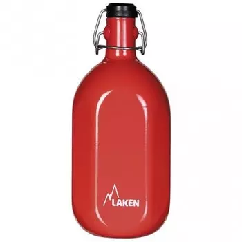 Фляга Laken Octogonal 93-R presure cap, 1л, красный