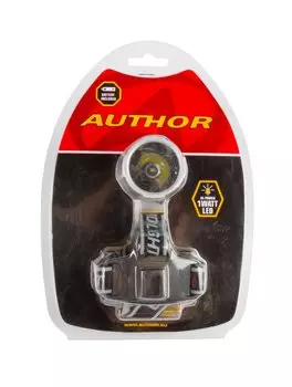 Фара AUTHOR A X-Head 1W на лоб 1 диод1W /2 функции с батареей 8-12002221