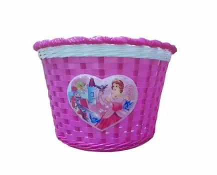 Велокорзина M-Wave KITTY, детская, на руль, розовая, 00-170429