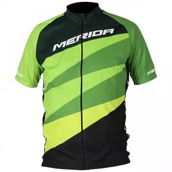 Джерси Merida, короткий рукав, Nizza, Green Stripe (Размер: XXL )