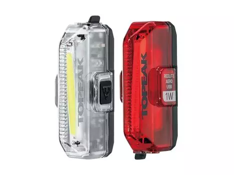 Фонари велосипедные TOPEAK Aero USB 1W Combo, TMS084