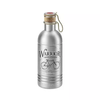 Фляга велосипедная Elite Eroica Warrior, 600 мл, с пробкой, винтаж, алюминий, EL0150208