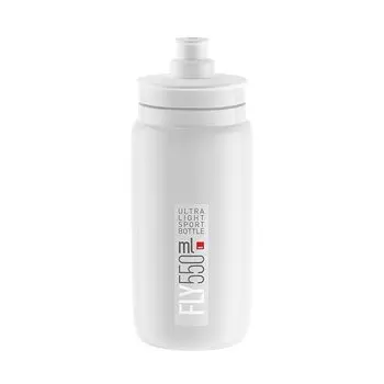 Фляга велосипедная Elite Fly, 550 мл, белый, EL01604309