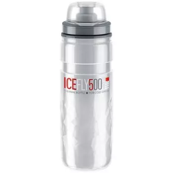Фляга велосипедная ELITE Fly ICE, 500 мл, термо, прозрачный, EL0160805