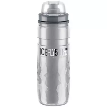 Фляга велосипедная ELITE Fly ICE, 500 мл, термо, серый, EL0160802