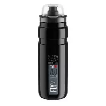 Фляга велосипедная Elite Fly MTB, 750 мл, черный, защитный колпачок, EL0160753