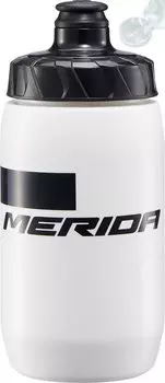 Фляга велосипедная Merida, с крышкой, 500 мл, White/Black, 2123003905