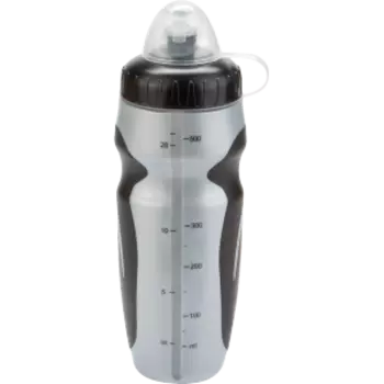 Фляга велосипедная STELS CB-15027W, 600 мл, серебристо-чёрная, 550031