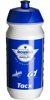 Фляга велосипедная Tacx Pro Teams Deceuninck-Quick Step floors, 500 мл, бело-синий, T5749.05