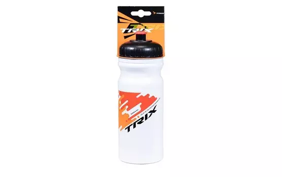 Фляга велосипедная TRIX, 680 мл, белый/красный, CSB-535 white/red