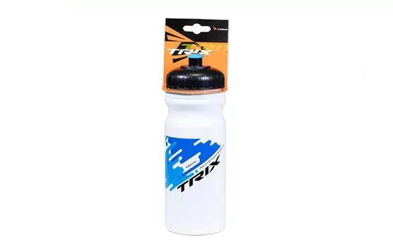 Фляга велосипедная TRIX, 680 мл, белый/синий, CSB-535 white/blue
