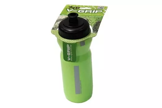 Фляга велосипедная V-GRIP, 750мл, зеленый/серый, V-AK750 green-grey