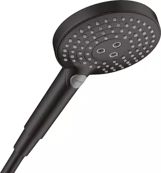 Ручной душ Hansgrohe Raindance Select S 26530670, 12 см, 3 режима, чёрный матовый