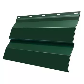 Сайдинг Grand Line Корабельная Доска Velur 0.5 мм Ral 6020 резка