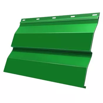 Сайдинг Grand Line Optima Корабельная Доска Satin 0.5 мм Ral 6029 резка
