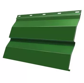 Сайдинг Grand Line Optima Корабельная Доска Satin 0.5 мм Ral 6002 резка