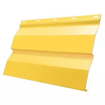 Сайдинг Grand Line Optima Корабельная Доска Satin 0.5 мм Ral 1018 резка