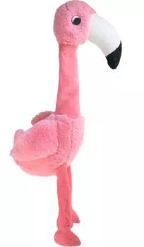 Игрушка для собак Kong Shakers Фламинго с пищалкой S 38 см (1 шт)