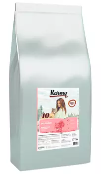 Karmy Delicious для привередливых взрослых кошек с индейкой (10 кг)