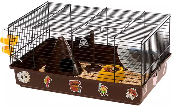 Клетка для хомяков Ferplast Criceti 9 Pirates 46 х 29,5 х 23 см (1 шт)
