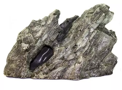 Грот для аквариума Камень № 401 пластиковый, 21 х 8 х 13 см, Deksi (1 шт)