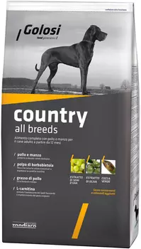 Golosi Country All Breeds Сельский рацион для взрослых собак всех пород с курицей и говядиной (20 кг)