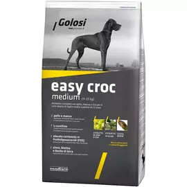 Golosi Easy Croc Medium для взрослых собак средних пород с курицей, говядиной и рисом (3 кг)
