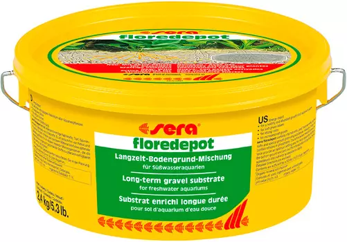 Грунт питательный для аквариума Floredepot Sera 2,4 кг (1 шт)