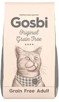 Gosbi Original Grain Free Cat Adult беззерновой для взрослых кошек с курицей (1 кг)