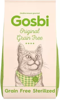 Gosbi Original Grain Free Cat Sterilized беззерновой для кастрированных котов и стерилизованных кошек с курицей (3 кг)