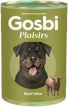 Gosbi Plaisirs Beef Stew беззерновые для взрослых собак с тушеной говядиной (170 гр х 10 шт)
