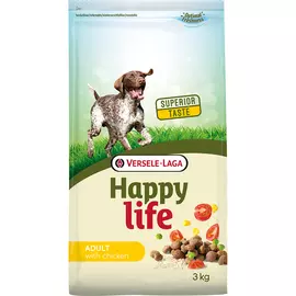 Happy Life Versele-laga Adult Chicken для взрослых собак всех пород с курицей и рисом (15 кг)