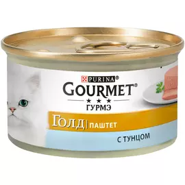 Gourmet Gold для взрослых кошек паштет с тунцом (85 гр х 12 шт)
