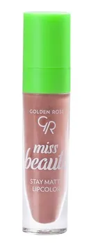 Матовая губная помада Golden Rose Miss Beauty Stay Matte — 02 Warm Kiss